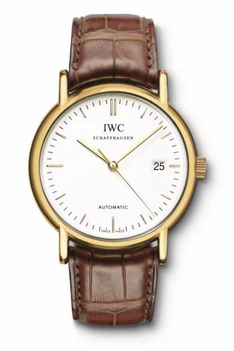 IWC Portofino Automatic / Yellow Gold / White / Strap IW3533-14 (IW353314)